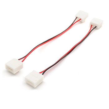 Комплект коннекторов Apeyron Electrics 09-14 (2 клипсы с проводами) для одноцветной светодиодной ленты 12В 10мм IP65 - Светильники - Cветодиодные ленты - . Магазин оборудования для автономного и резервного электропитания Ekosolar.ru в Хабаровске