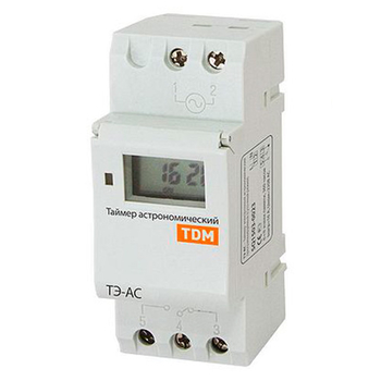 Таймер электронный астрономический ТЭ-АС 16А-DIN TDM SQ1503-0023 - Электрика, НВА - Реле, автоматизация и управление - Таймеры - . Магазин оборудования для автономного и резервного электропитания Ekosolar.ru в Хабаровске