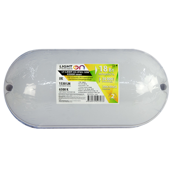 Банник LT-LBWP-03-IP65-18W-6500К LED овальный - Светильники - Для ЖКХ - . Магазин оборудования для автономного и резервного электропитания Ekosolar.ru в Хабаровске
