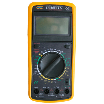 Мультиметр DT 9207 Энергия - Электрика, НВА - Измерительный инструмент - Мультимеры - . Магазин оборудования для автономного и резервного электропитания Ekosolar.ru в Хабаровске