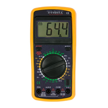 Мультиметр DT 9205A Энергия - Электрика, НВА - Измерительный инструмент - Мультимеры - . Магазин оборудования для автономного и резервного электропитания Ekosolar.ru в Хабаровске