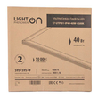 Панель ультратонкая светодиодная LightPhenomenON LT-UTP-02-IP40-40W-6500К б/д 4E - Светильники - Для общественных зданий - . Магазин оборудования для автономного и резервного электропитания Ekosolar.ru в Хабаровске